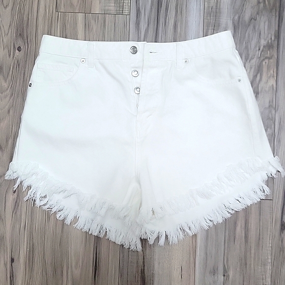 wild fable Pants - White High Rise Shorts Wild Fable